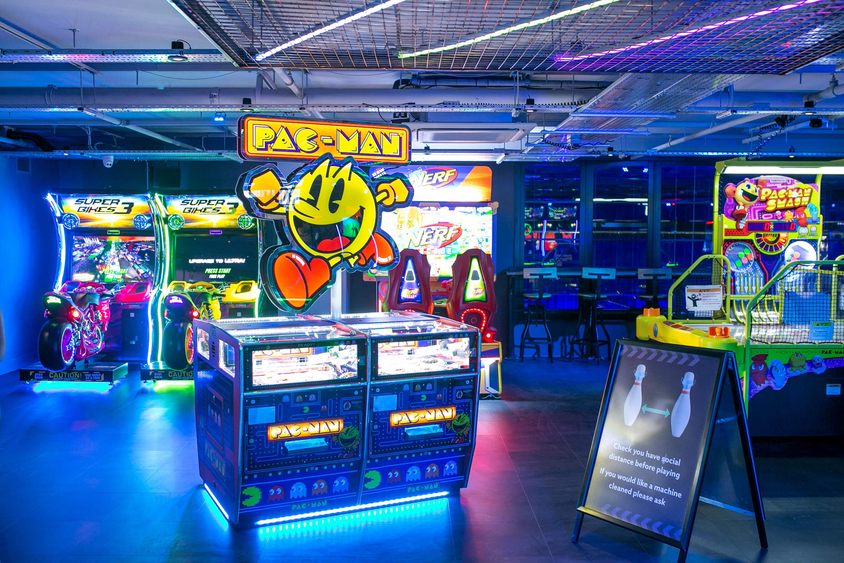Arcade Machines Pac Man Games Tenpin Printworks