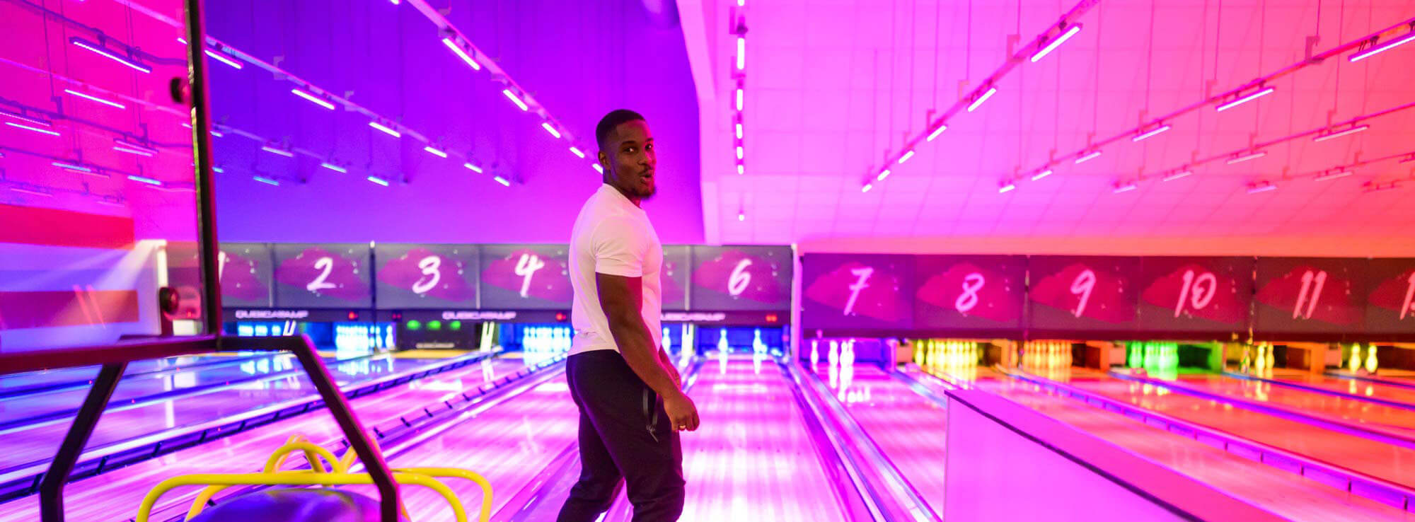 Tenpin Milton Keynes Young Man Posing By Lanes (1)