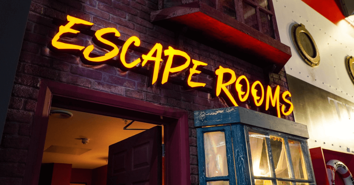 Escape Room Sign At Tenpin (1)