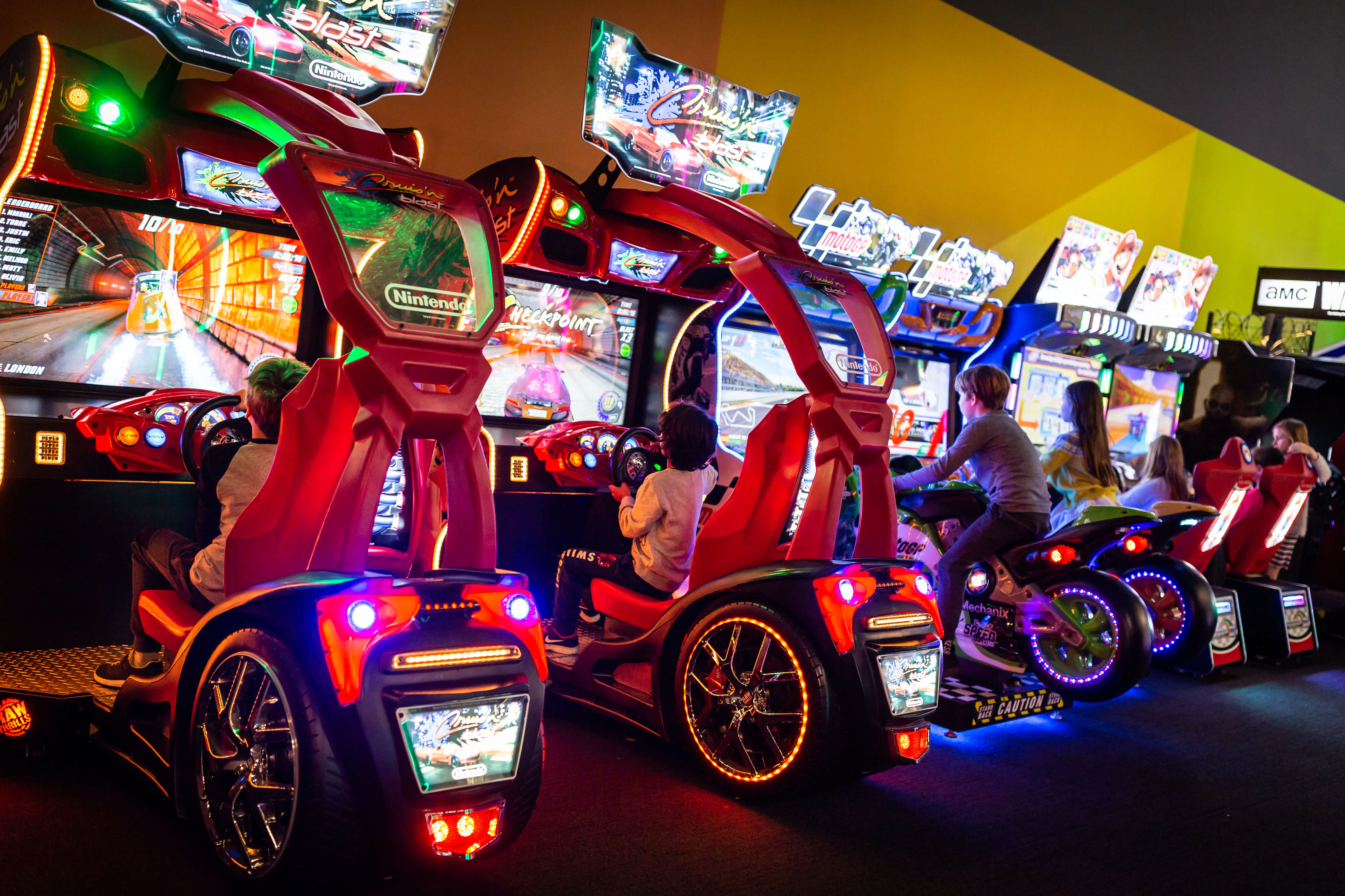 Driving Motorbike Arcade Children Fun Arcades Tenpin