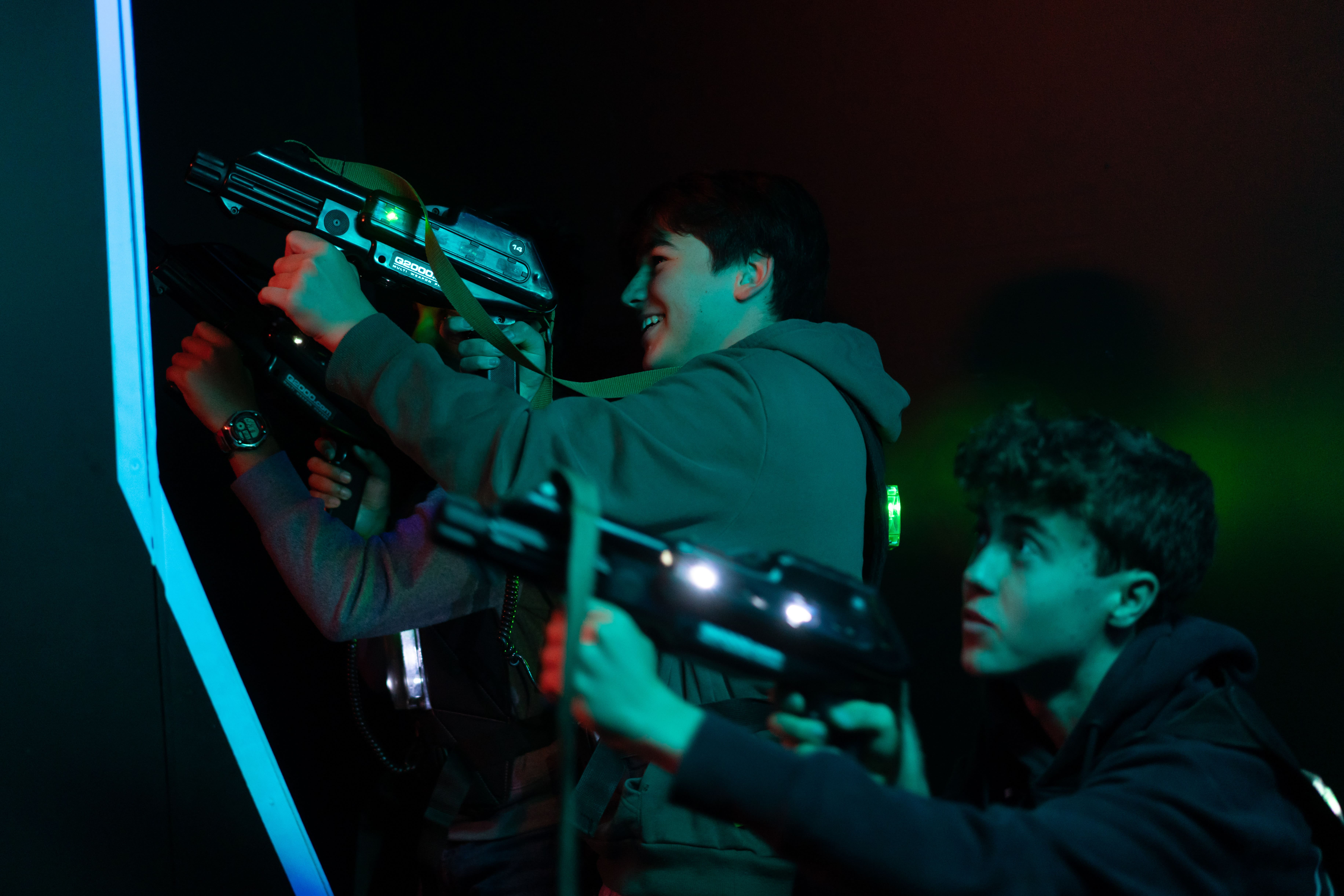 Laser Tag Friends Shooting