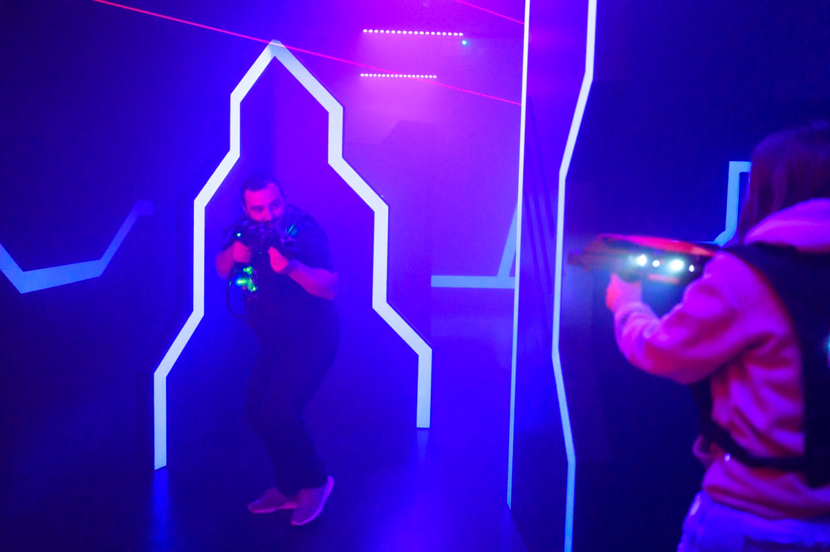 Laser Tag you can with friends or by yourself.
