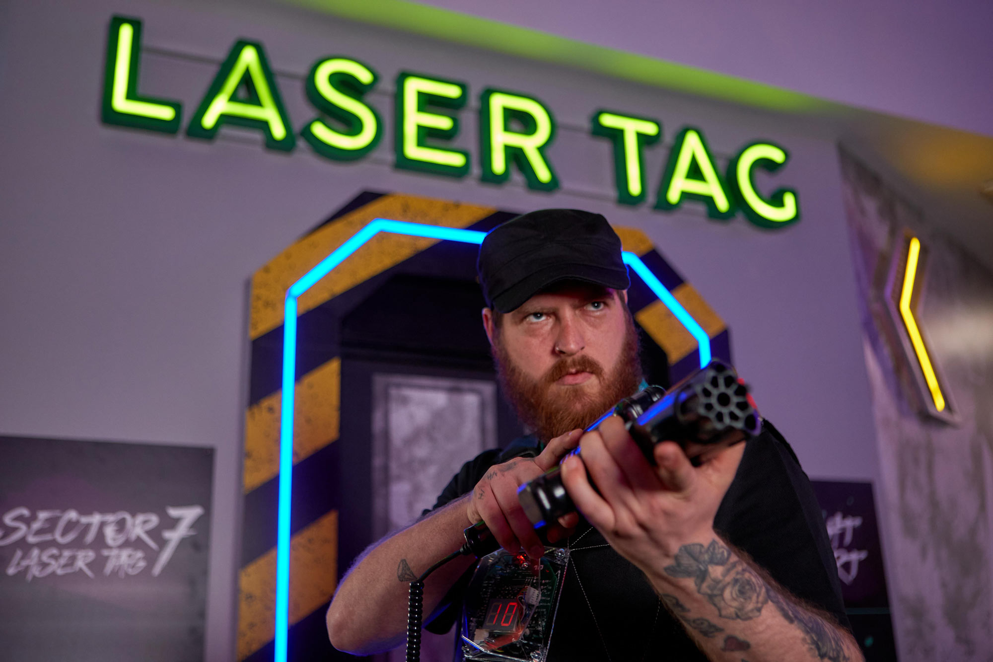 Laser Tag Captain With Laser Pack