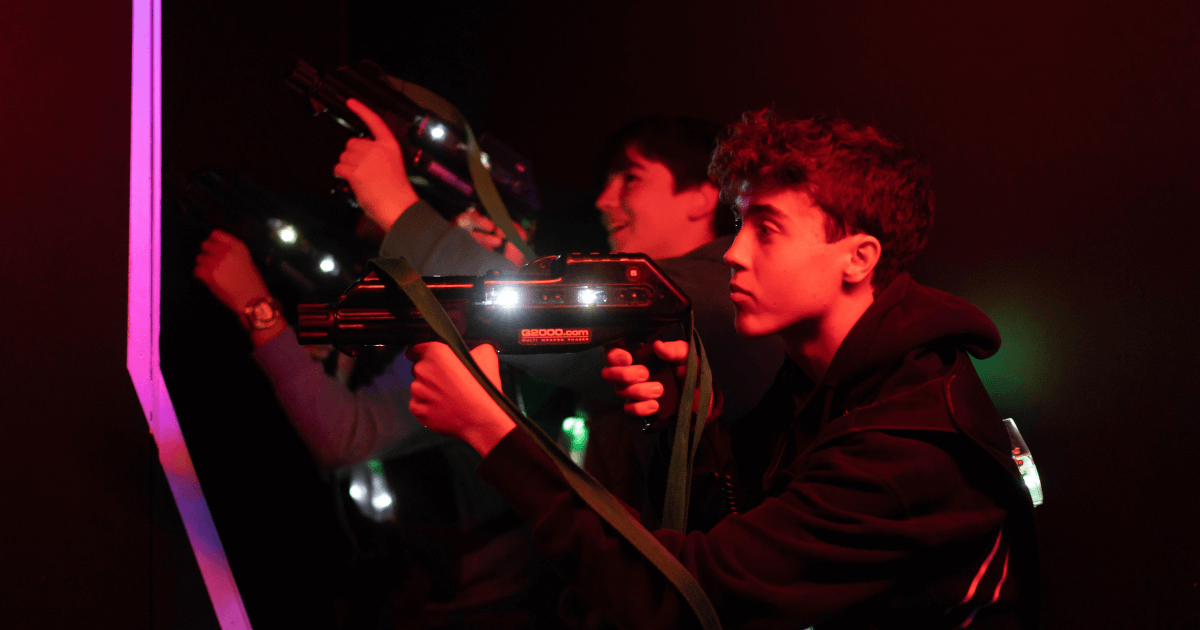 Laser Tag you can with friends or by yourself.