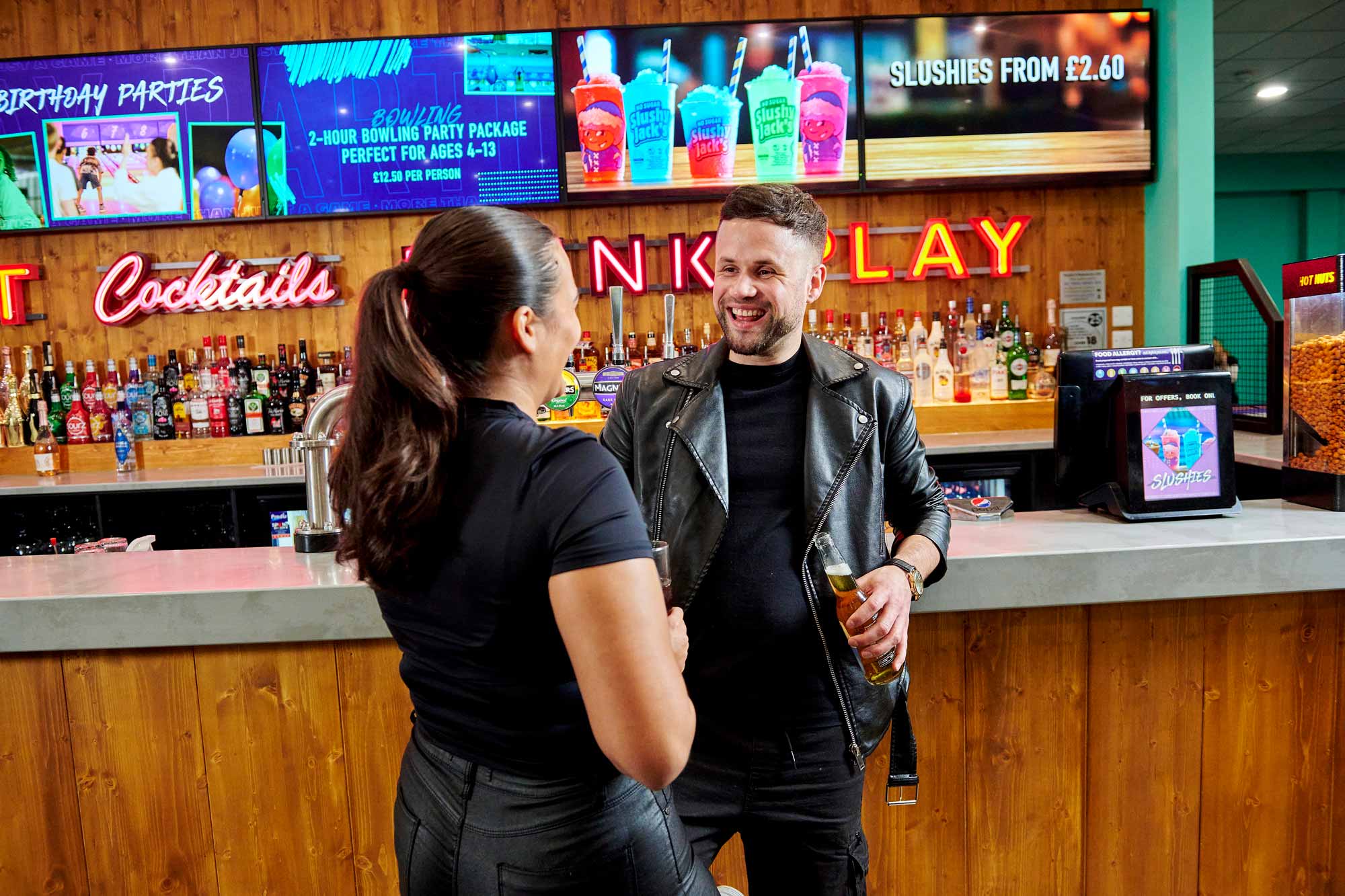 Couple Drinking At Bar ST1 5SP