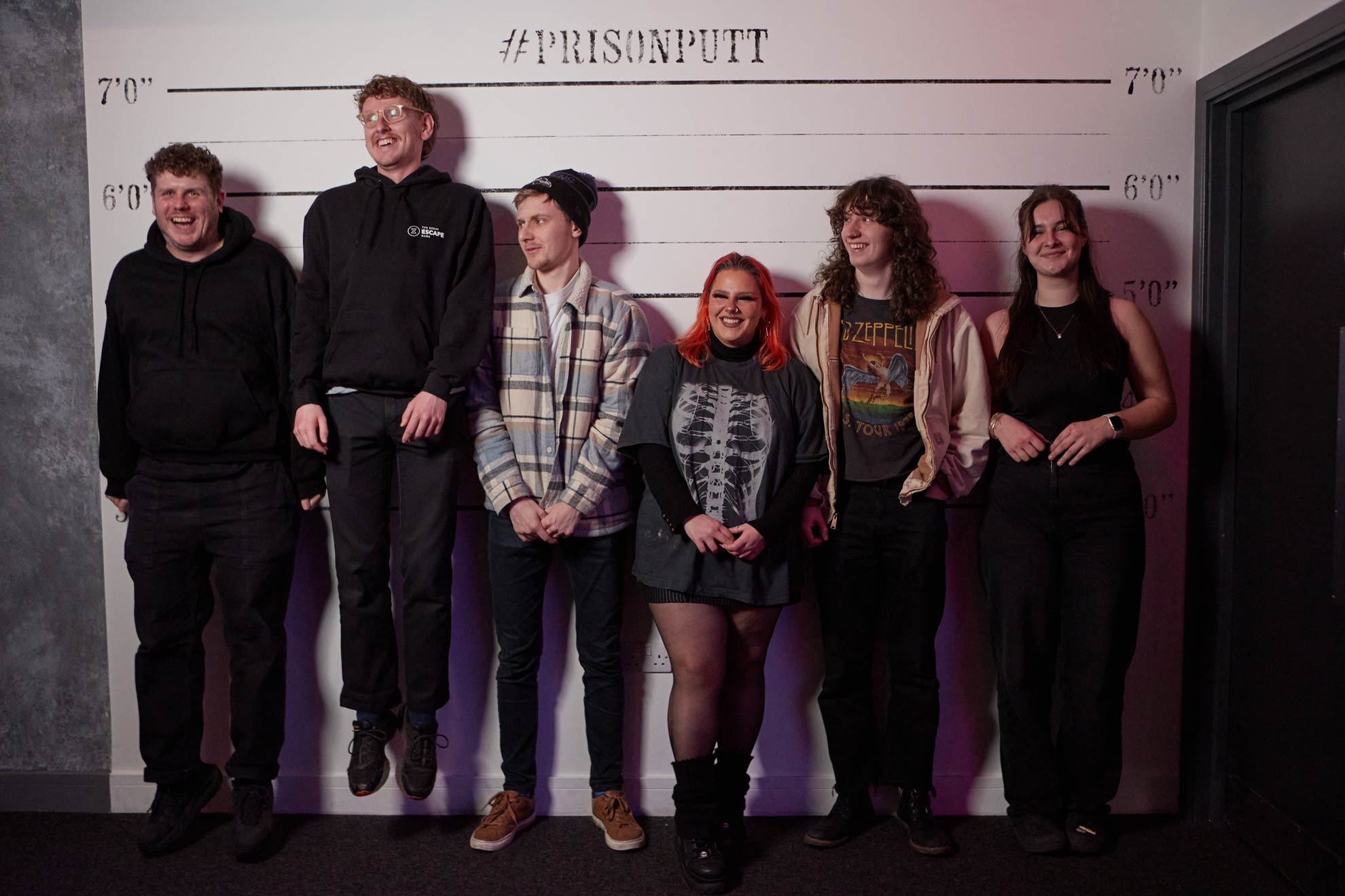 Friends On Prison Putt Mini Golf line up