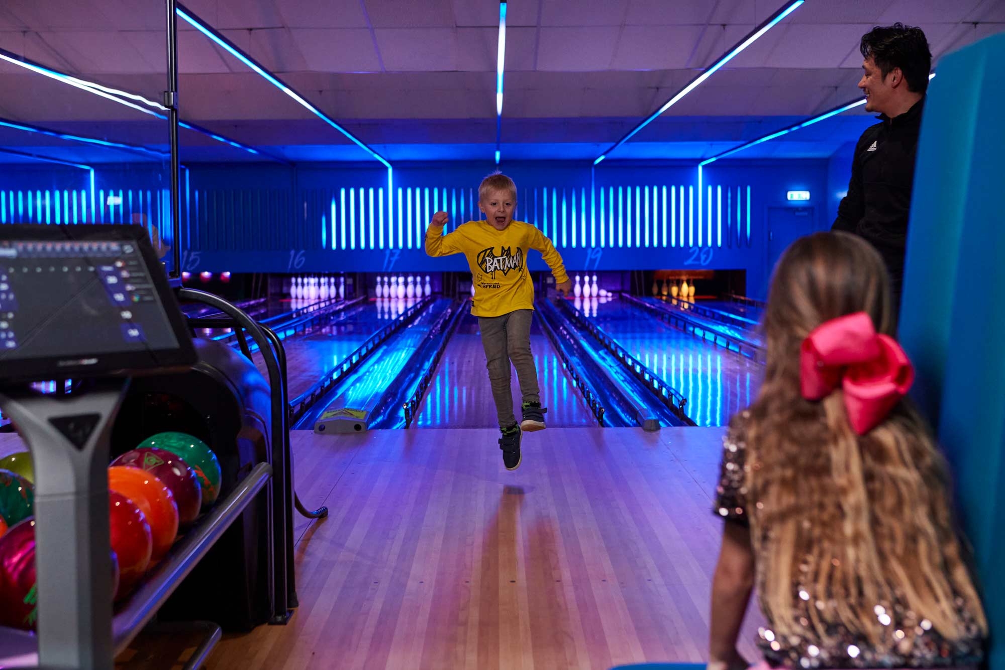 Bowling Stafford Boy Looking Excited Ten Pin  Bowling