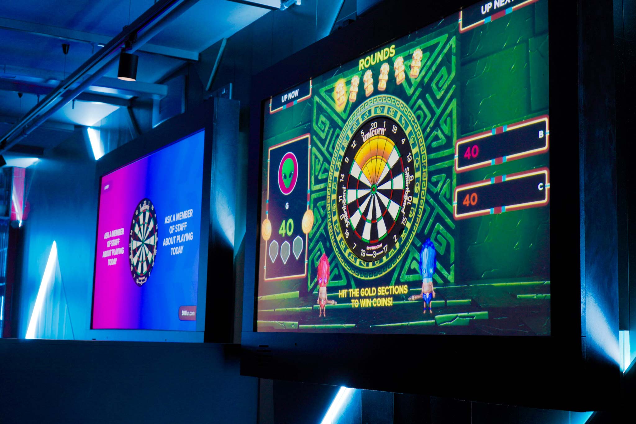 Dart Board In Tenpin