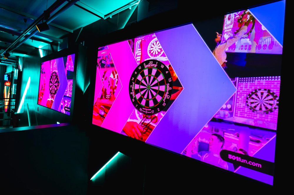Interactive Darts At Tenpin Acton